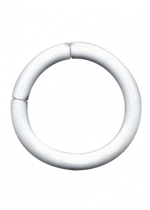 Segment Ring Surgical Steel White