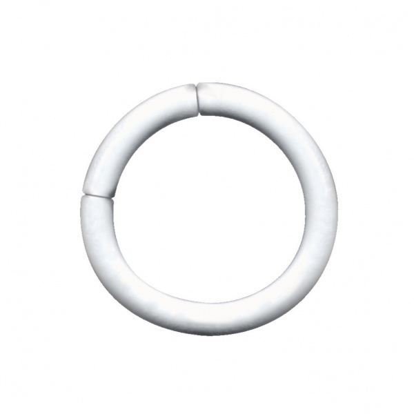Segment Ring Surgical Steel White