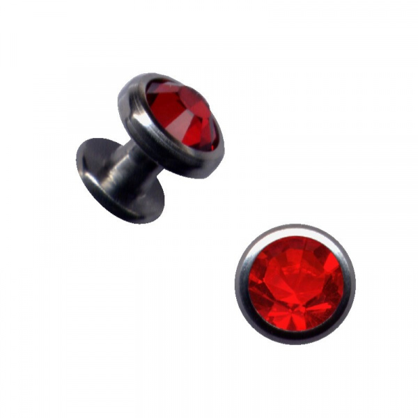 Haut Dermal Anker Skin Diver Titan Zirkonia Rot