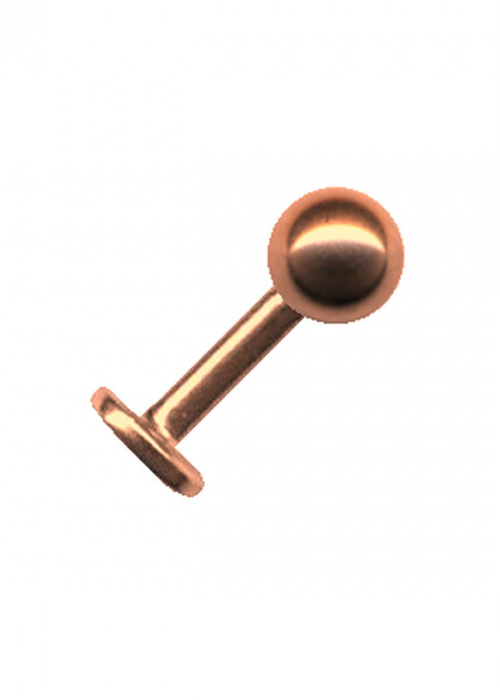 Labret Stud Surgical Steel Rosegold Rose