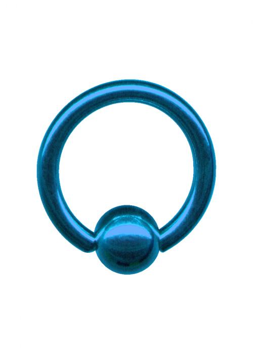 Clamp Ball Ring BCR Titanium G23 Light Blue