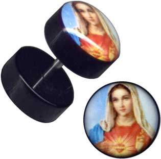 Fake Plug Acryl Chrirurgenstahl Madonna