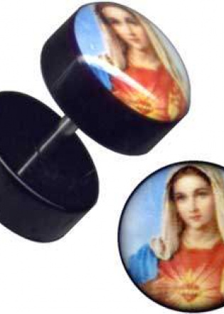 Fake Plug Acryl Chrirurgenstahl Madonna