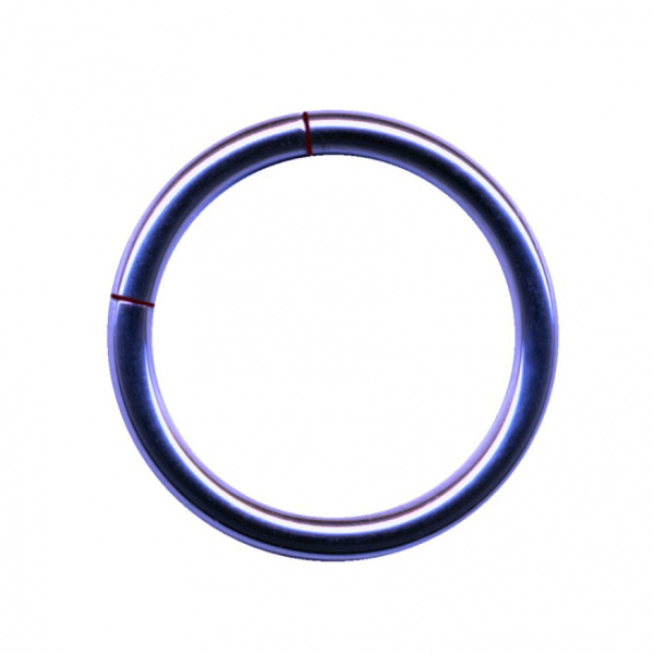 Segment Ring Surgical Steel Lilac 