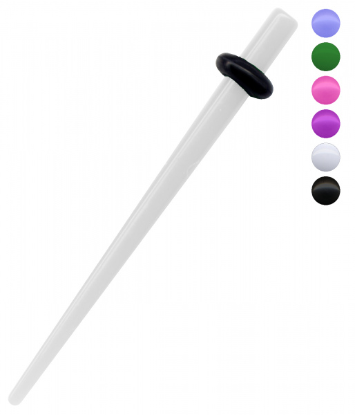 Dehnungsstab Acryl Weiss Bunt 
