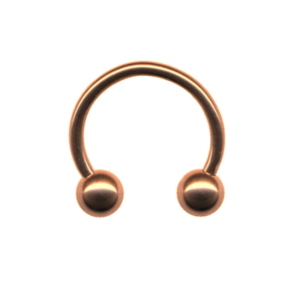Hufeisen Ring Chirurgenstahl CBR Roségold