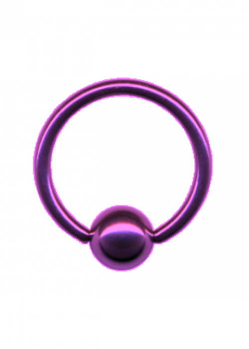 Clamp Ball Ring BCR Titanium G23 Purple Lilac