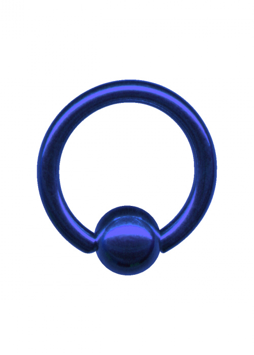 Clamp Ball Ring BCR Titanium G23 Dark Blue