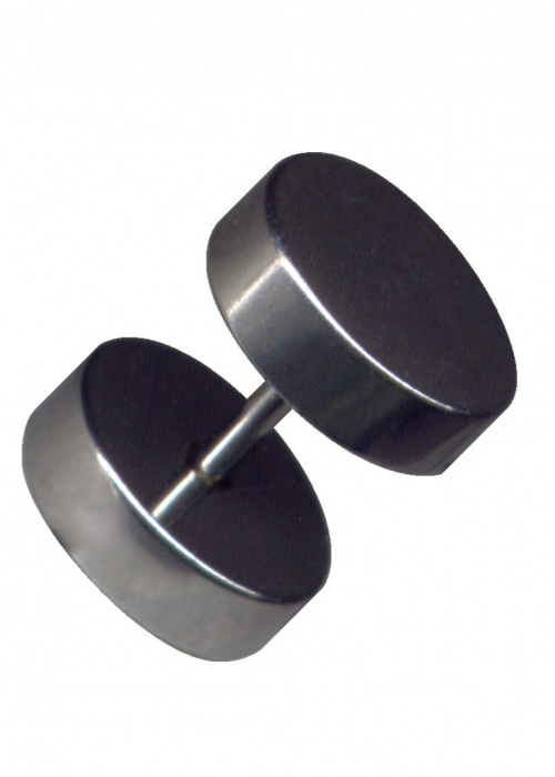 Fake Plug Chrirurgenstahl Silber 1,2mm