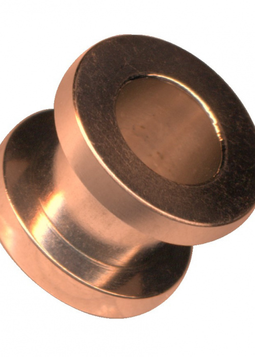 Tunnel Surgical Steel Rose Gold Screw