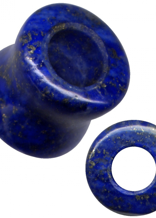 Tunnel Flesh Natural Ston Lapis Lazulis Double Flared 