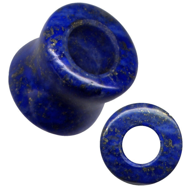 Tunnel Flesh Naturstein Lapis Lazulis Double Flared