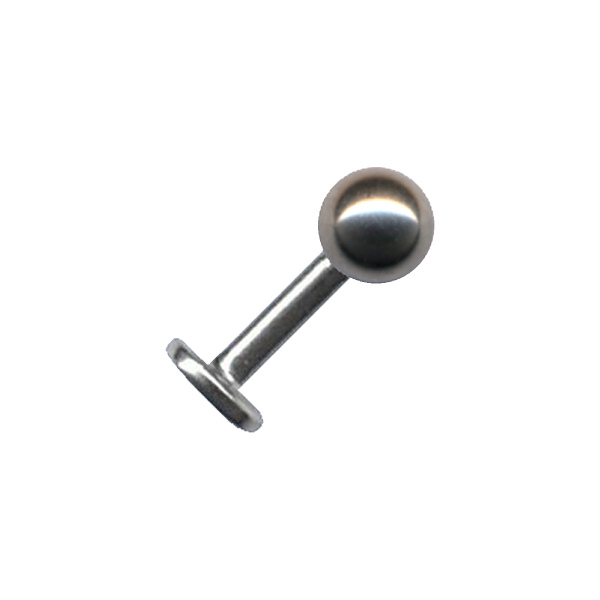 Labret Chirurgenstahl Silber Kugel