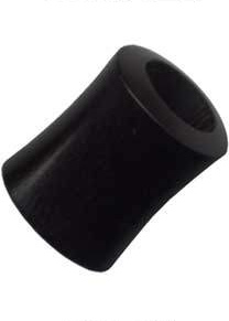 Tunnel Flesh Horn Black Double Flared