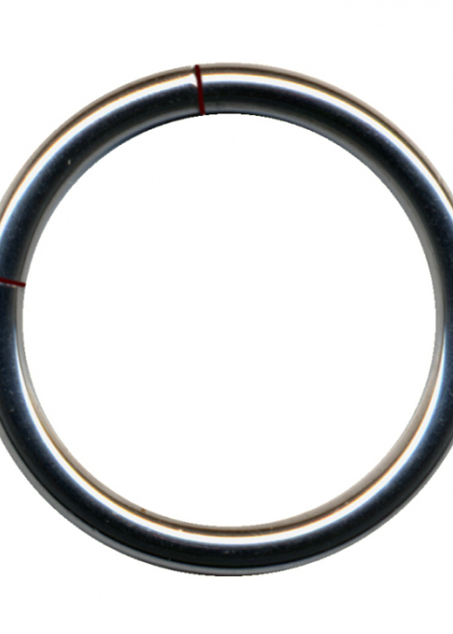 Segment Ring Titanium Silver