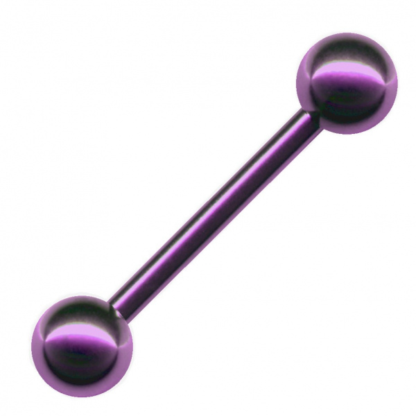 Stecker Gerade Barbell Titan Hantel Purpur Lila