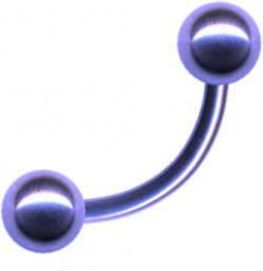 Banane Chirurgenstahl Lavendel Curved Barbell