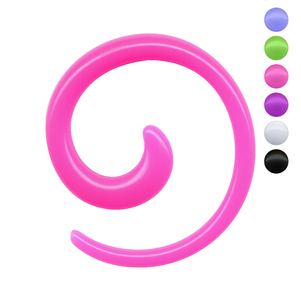 Dehnungsspirale Acryl Pink Rosa